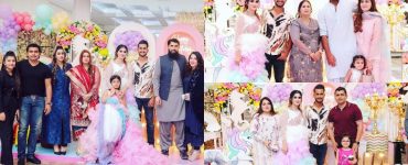 Famous Cricketers And Their Families At Hassan Ali's Daughter's Birthday