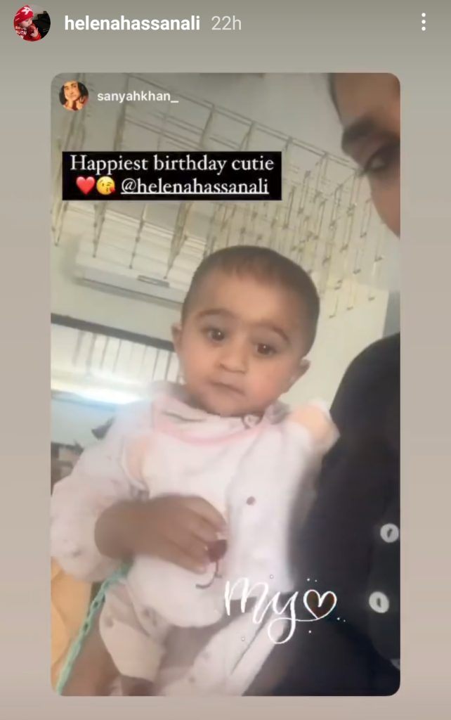 Hassan Ali Daughter Helena's First Birthday