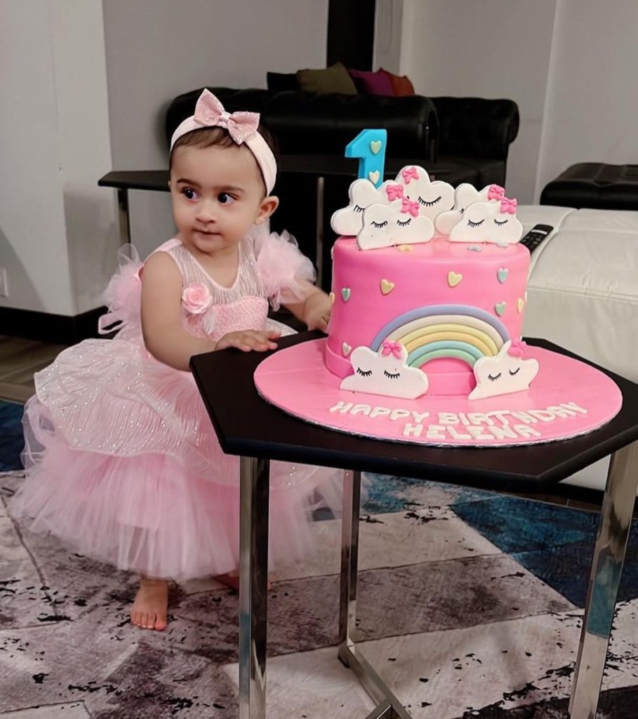 Hassan Ali Daughter Helena's First Birthday