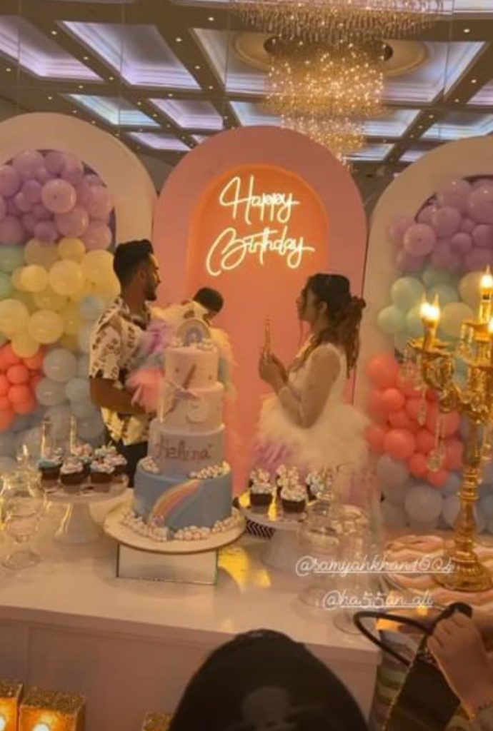 Hassan Ali Daughter Helena's First Birthday