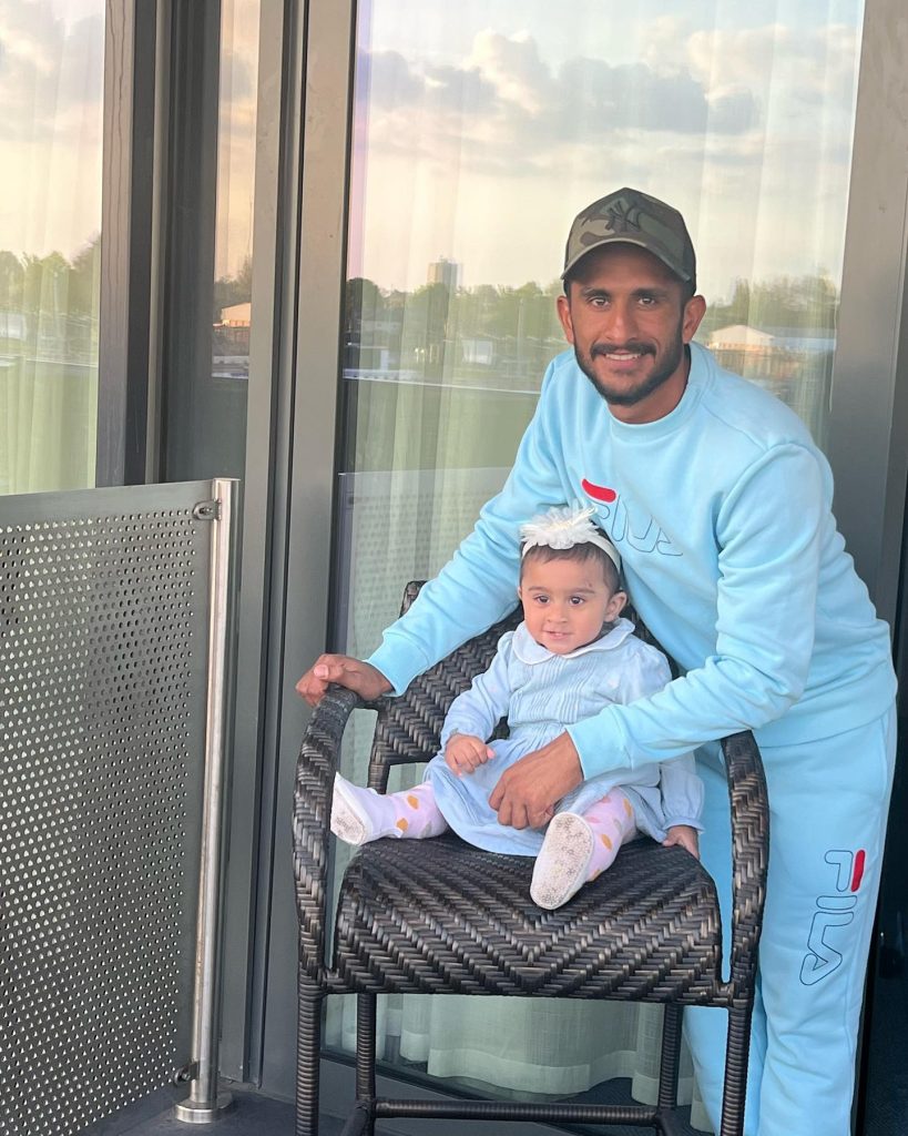 Hassan Ali New Family Pictures From United Kingdom