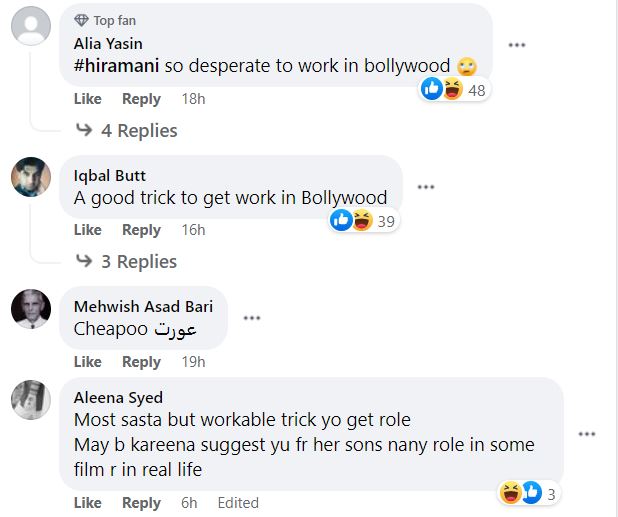 Hira Mani’s Love For Bollywood Invites Criticism