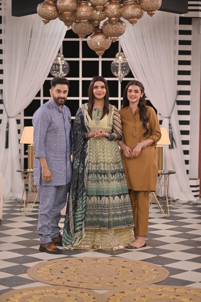 Hira And Mani's Bewitching Clicks From The Set Of GMP Shan-e-Suhoor