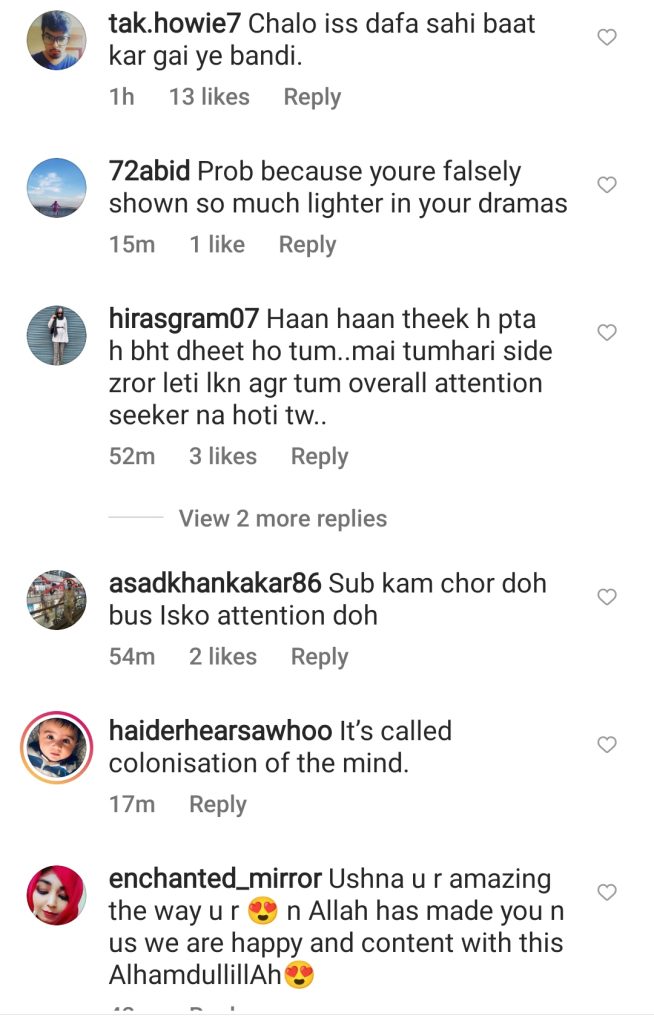 Ushna Shah Schools Troll For Color Shaming Her