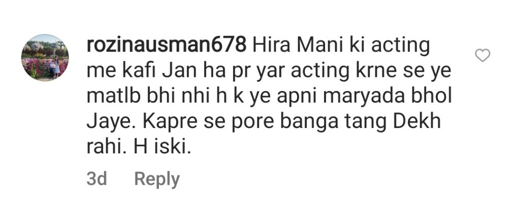 Public Criticism On Hira Mani's Dance On Pasoori