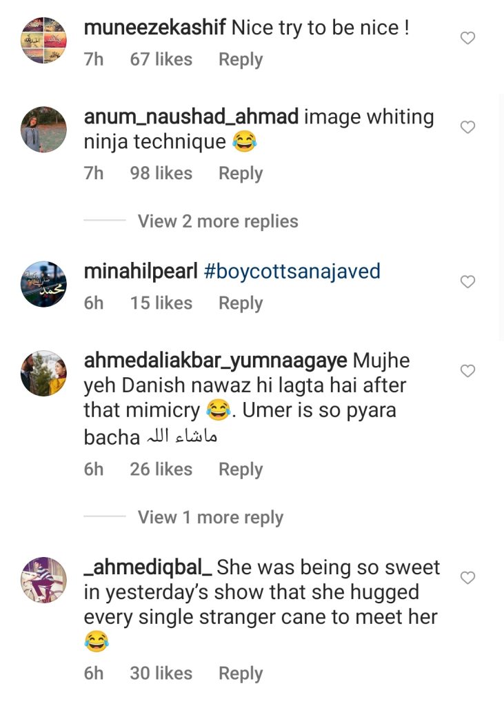Public Bashes Sana Javed On Using Umar Shah for Image Building