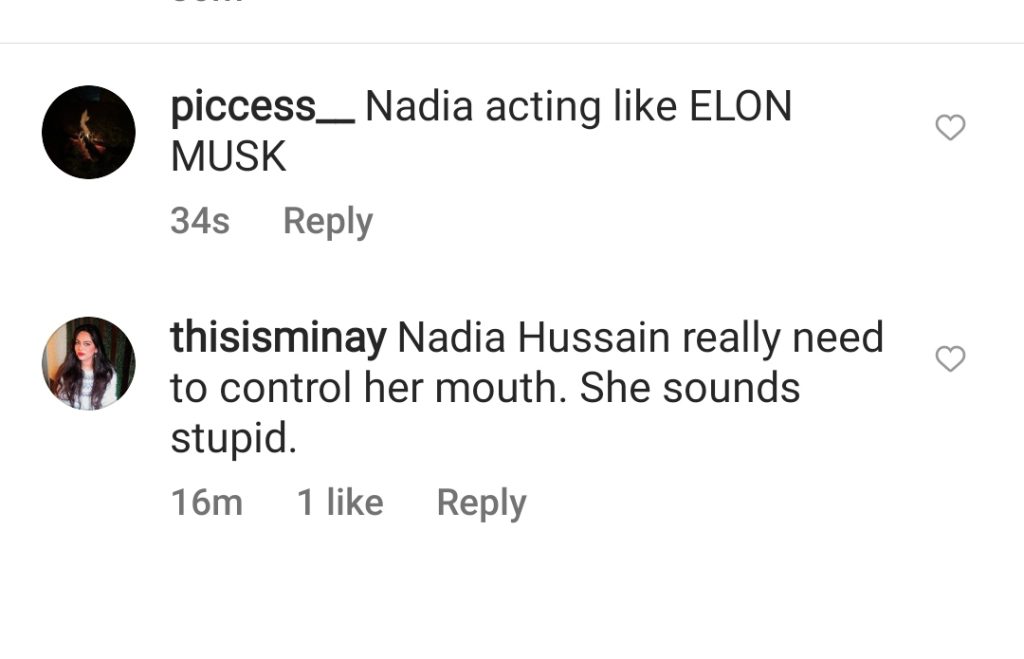 Nadia Hussain's Fierce Response on Sadaf Kanwal Controversy Ignites Public Criticism