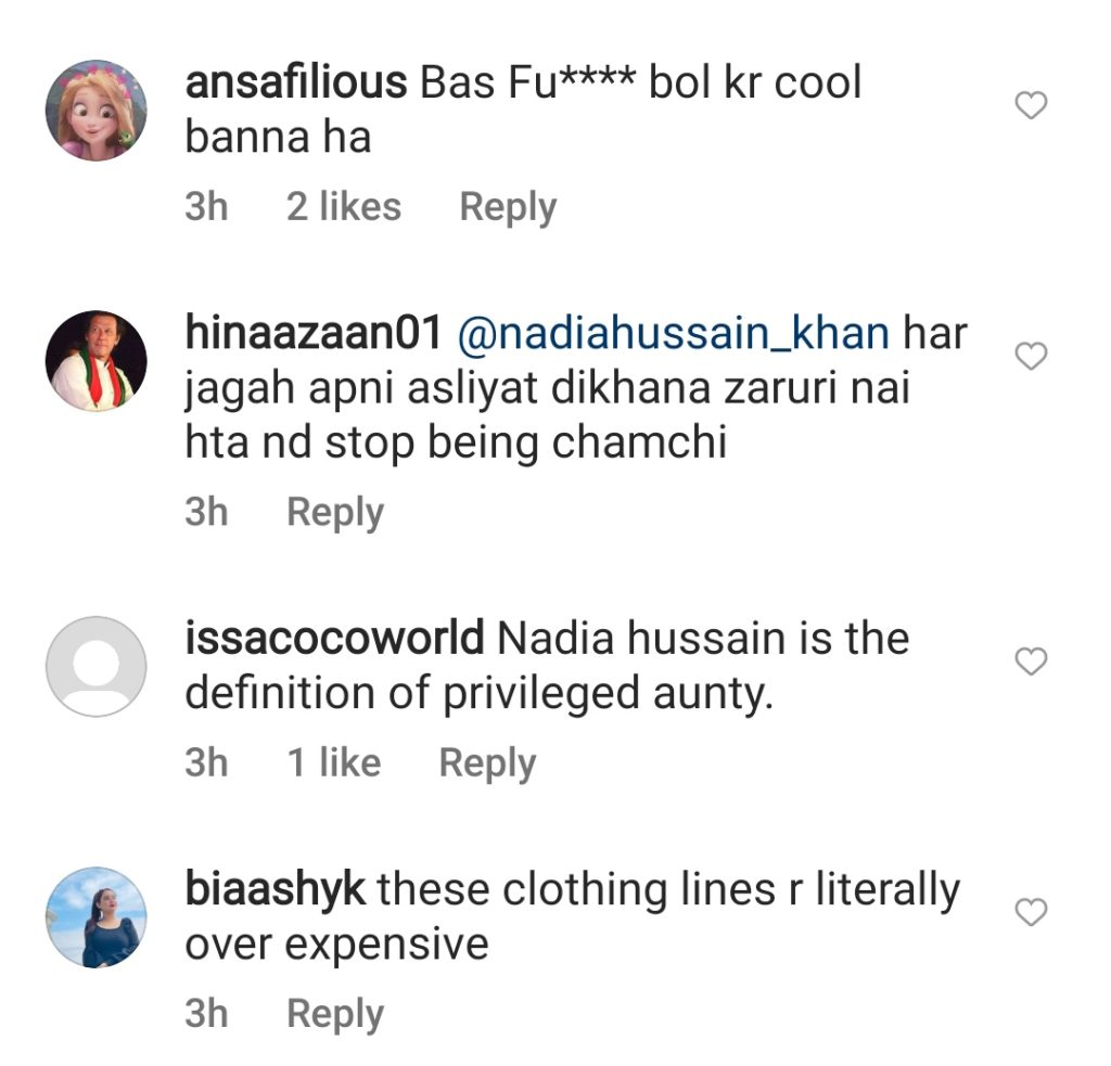 Nadia Hussain's Fierce Response on Sadaf Kanwal Controversy Ignites Public Criticism