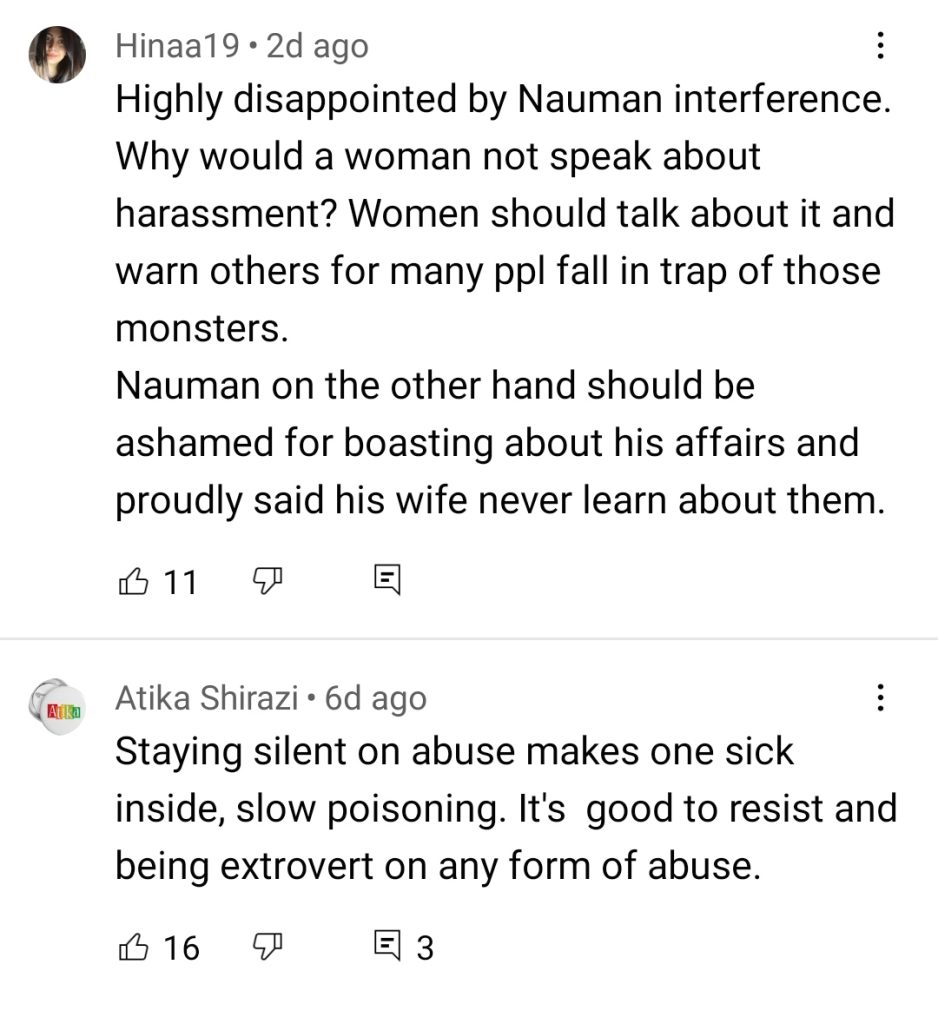 Netizens School Nauman Ijaz For His Uncomfortable Cross Questioning With Ayesha Omar