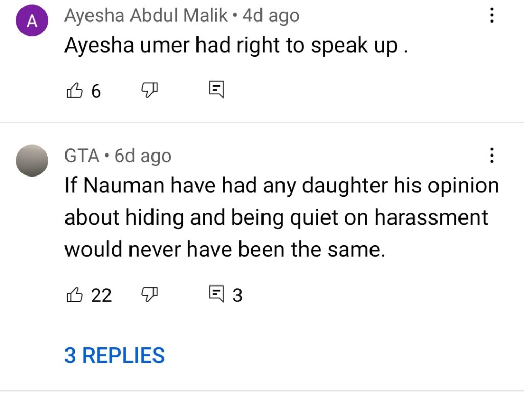 Netizens School Nauman Ijaz For His Uncomfortable Cross Questioning With Ayesha Omar