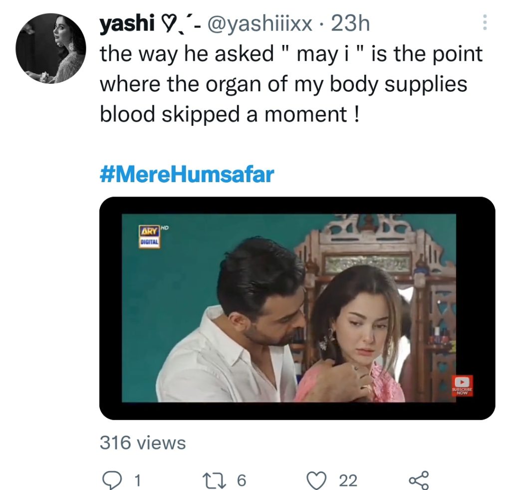 Mere Humsafar Copies Viral Humsafar Scene - Tweets