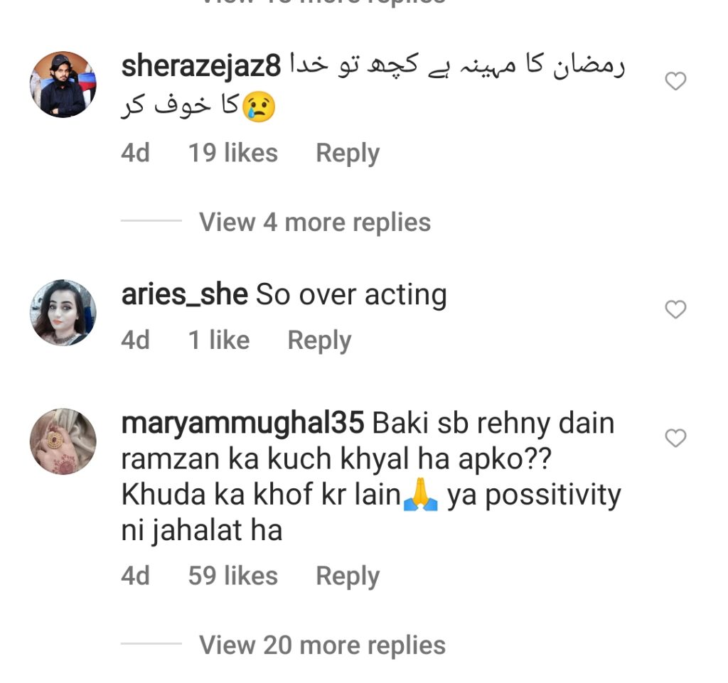 Fans React to Mehwish Hayat's Dance in Ramadan