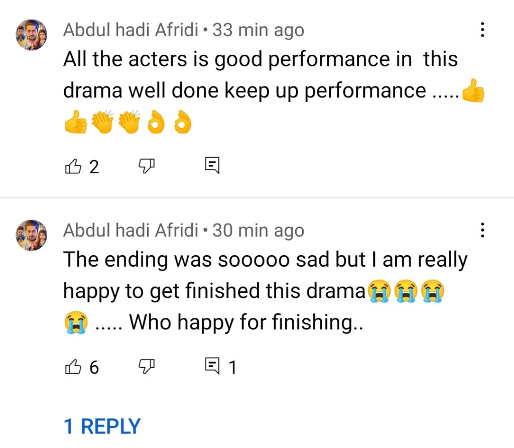 Baddua Drama Last Episode Public Reaction