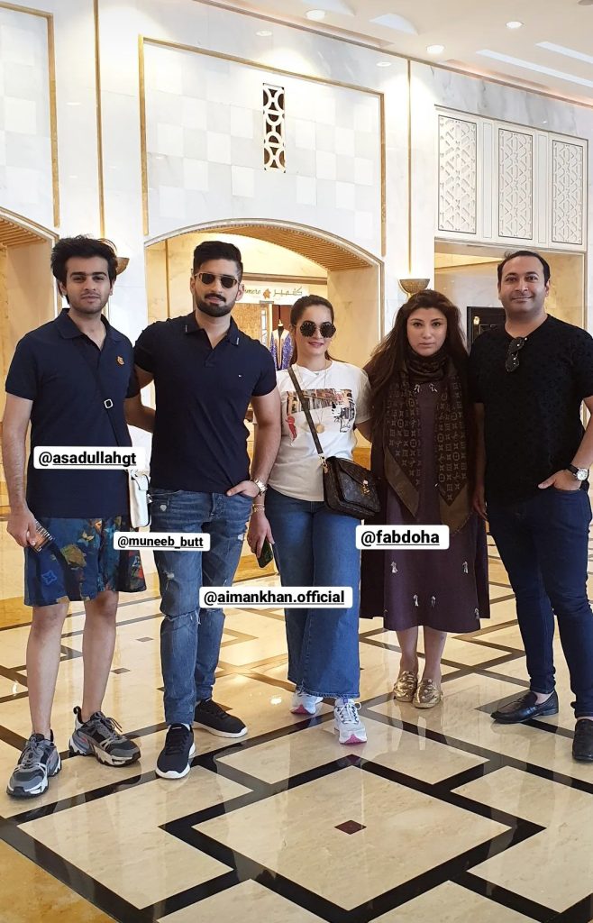 Aiman Khan and Minal Khan Visit 3-2-1 Qatar Olympic and Sports Museum