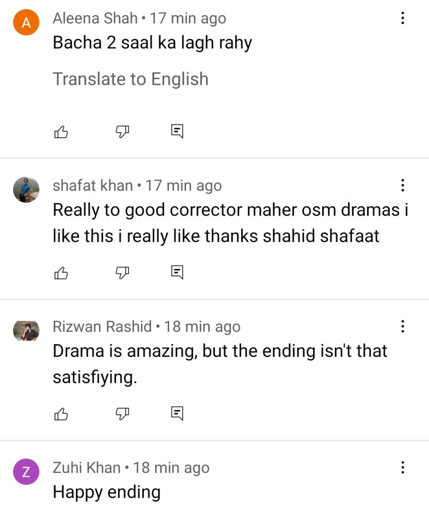 Amanat Drama Last Episode Public Reaction