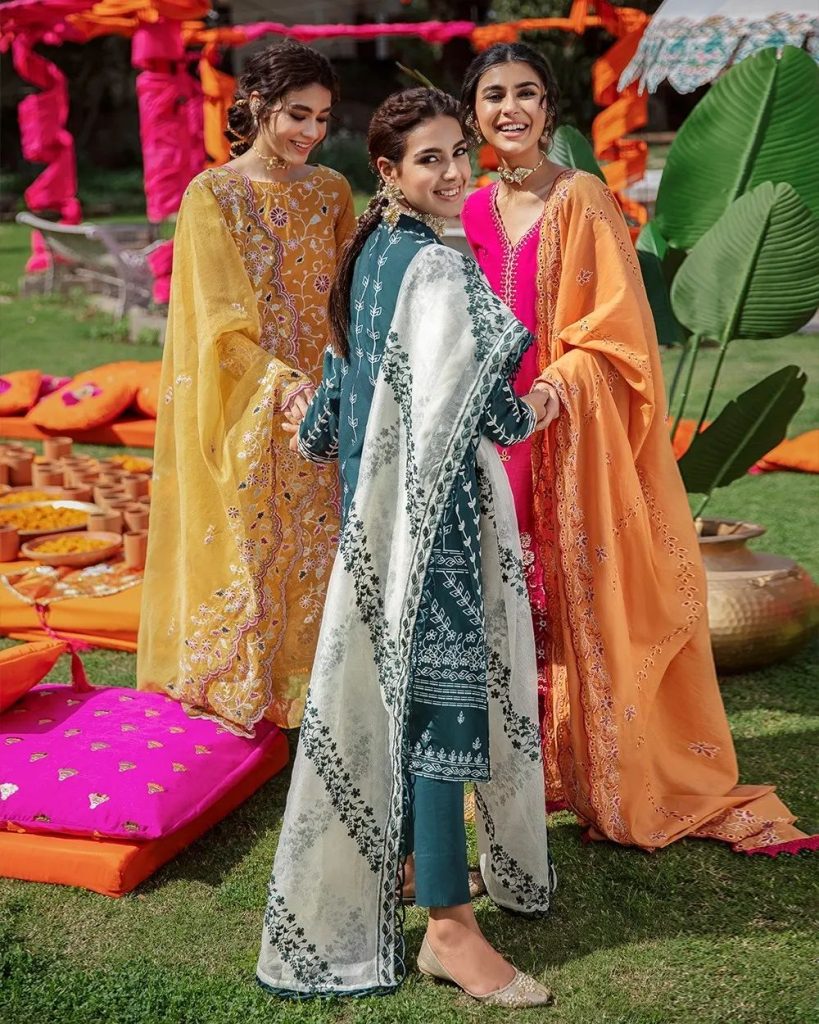 Cross Stitch Eid Collection’22 Featuring Iqra Aziz Reviewit.pk