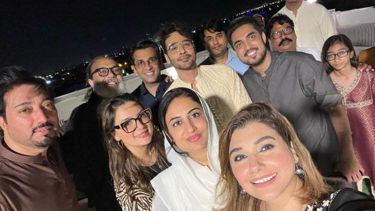 Celebrities Spotted at Iqrar ul Hassan Iftaar Gathering at his Home