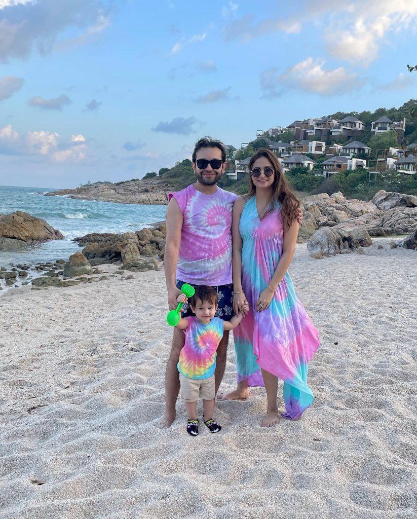 Actress Natalia Awais Adorable Family Pictures