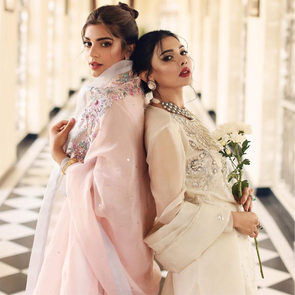 Sanam Saeed And Sara Loren 's Recent Shoot For Asma Aslam Official