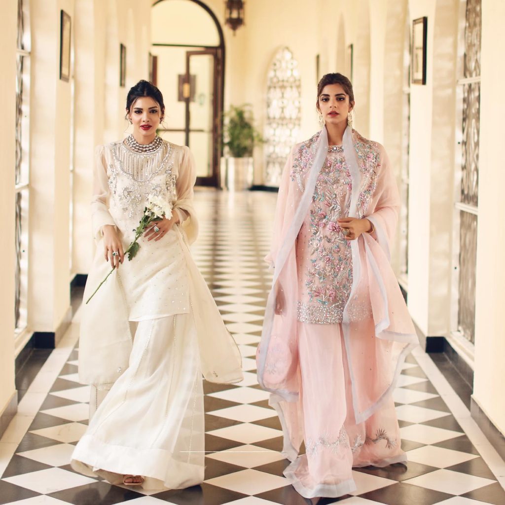 Sanam Saeed And Sara Loren 's Recent Shoot For Asma Aslam Official