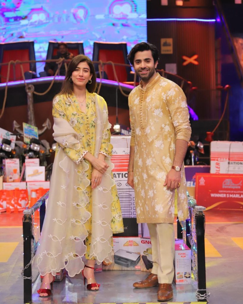 Syra Yousaf And Sheheryar Munawar's Alluring Clicks From Khel Kay Jeet