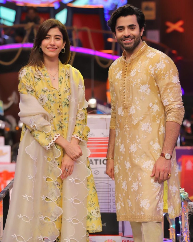 Syra Yousaf And Sheheryar Munawar's Alluring Clicks From Khel Kay Jeet