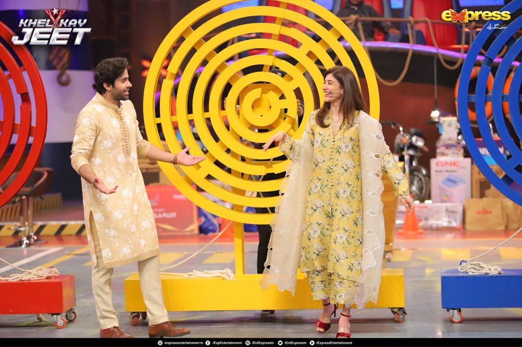 Syra Yousaf And Sheheryar Munawar's Alluring Clicks From Khel Kay Jeet