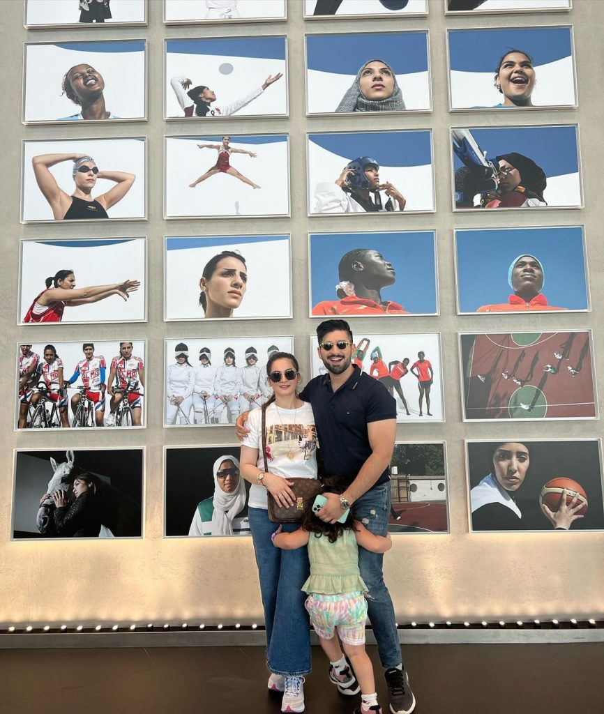 Aiman Khan and Minal Khan Visit 3-2-1 Qatar Olympic and Sports Museum