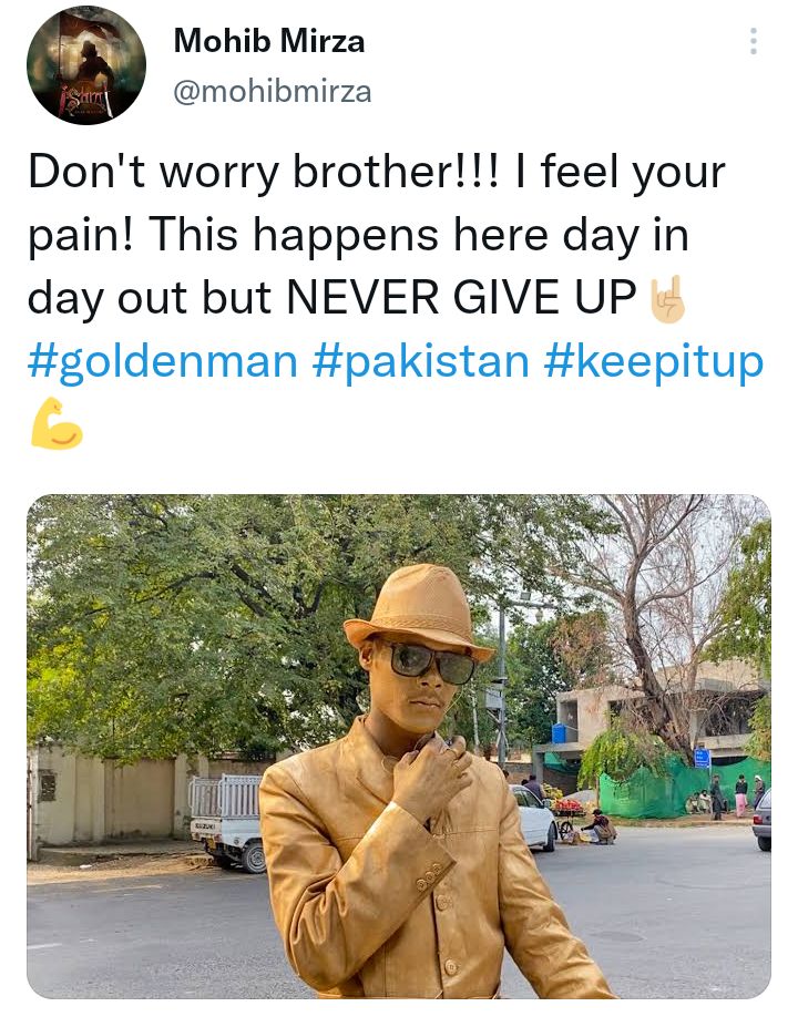 Celebrities React To Islamabad's Golden Man Mistreatment