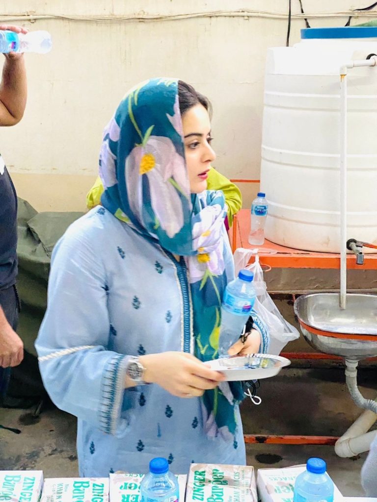 Minal Khan and Ahsan Mohsin's Iftar With Old Age Home Residents