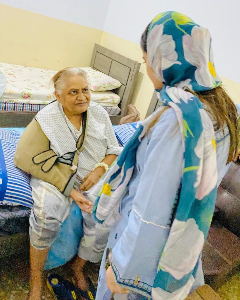 Minal Khan and Ahsan Mohsin's Iftar With Old Age Home Residents