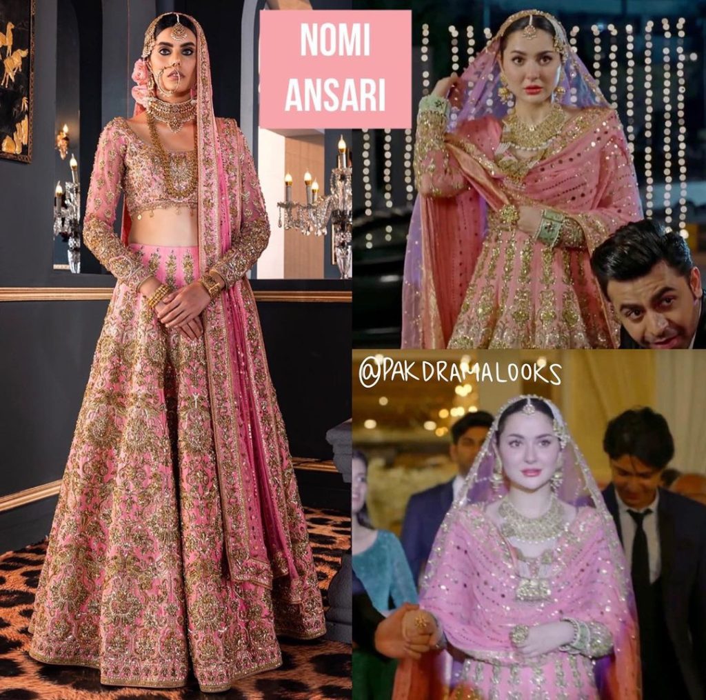 Details Of Hania Aamir's Beautiful Bridal Dress From Mere Humsafar