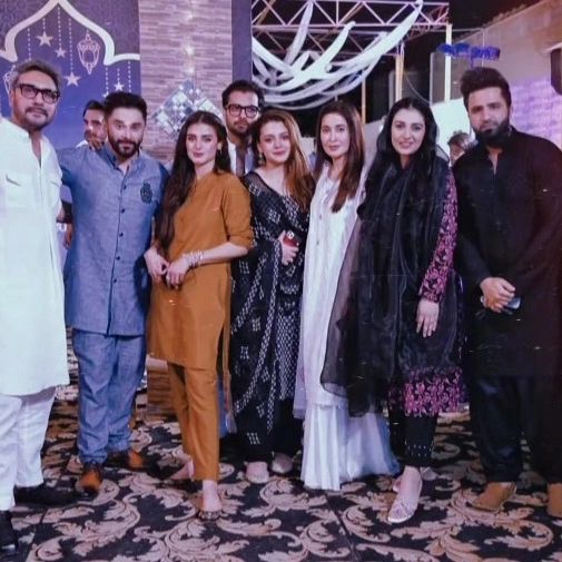 Pakistani Celebrities Spotted At Sehri Hosted By Jerjees Seja