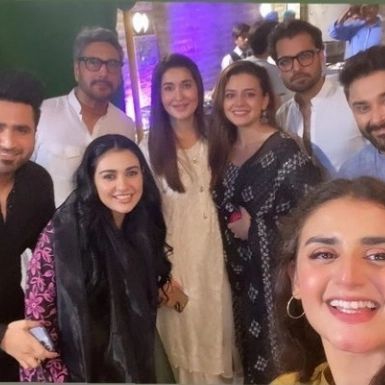 Pakistani Celebrities Spotted At Sehri Hosted By Jerjees Seja