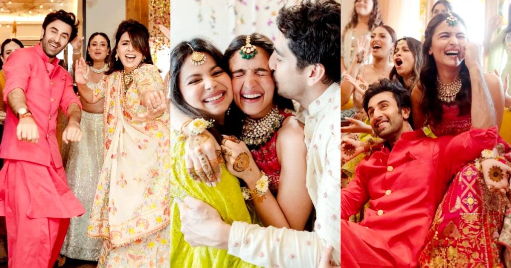 Ranbir Kapoor And Alia Bhatt Mehendi Pictures