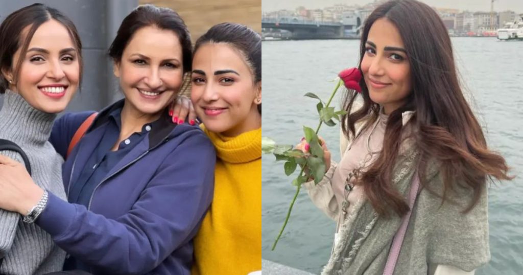 Ushna Shah With Nimra Khan And Saba Faisal In Turkey For A Project