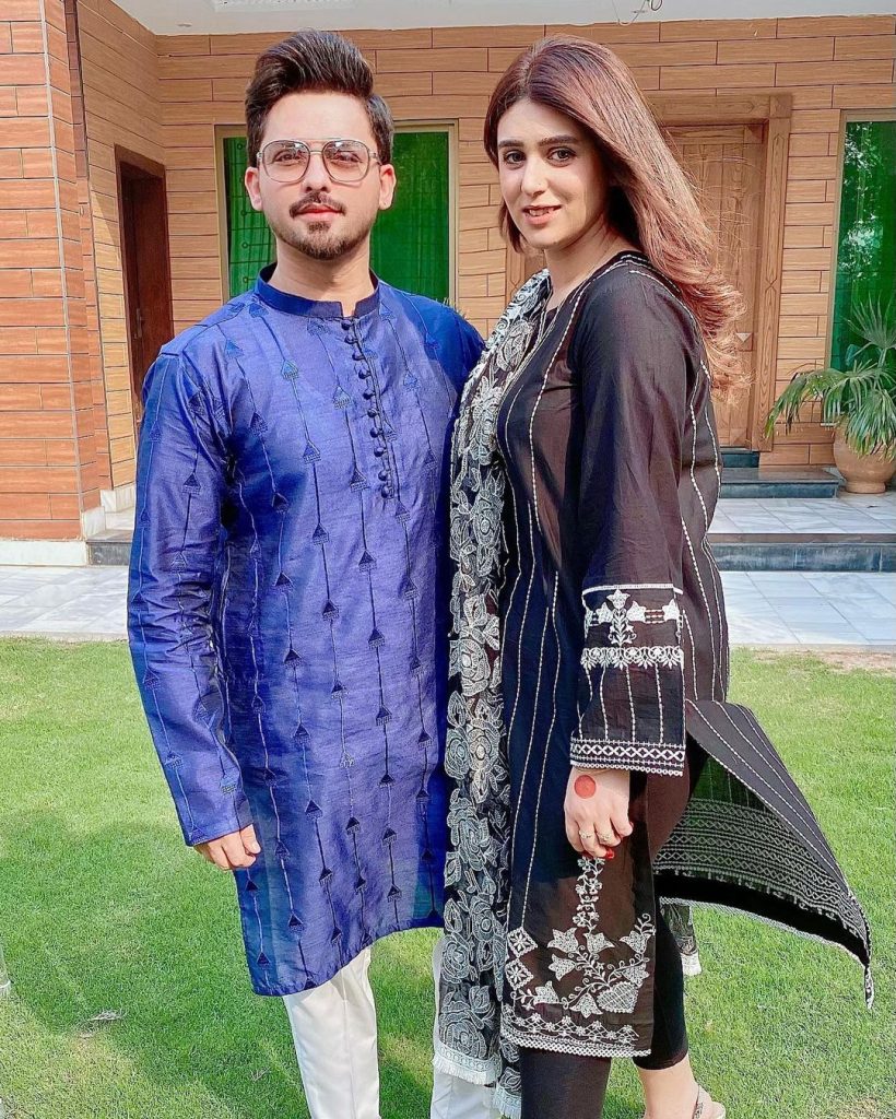 Actor Noman Habib Eid Pictures With Family