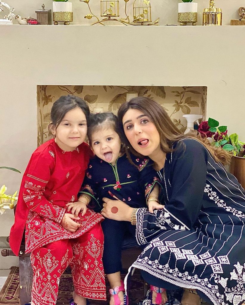 Actor Noman Habib Eid Pictures With Family