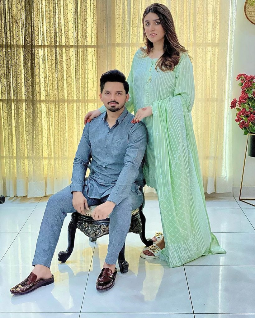 Actor Noman Habib Eid Pictures With Family