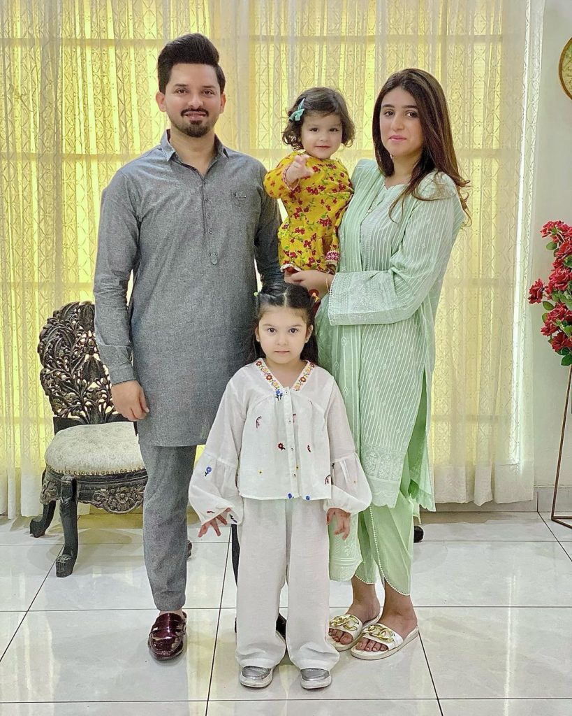 Actor Noman Habib Eid Pictures With Family