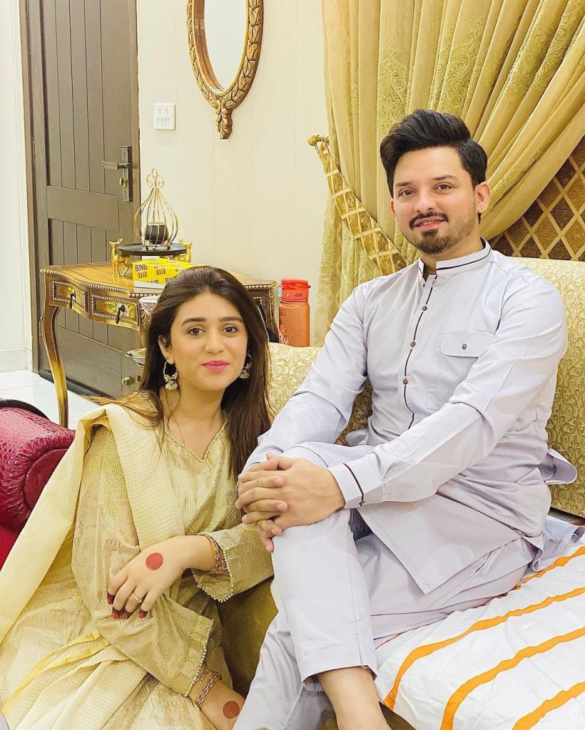 Actor Noman Habib Eid Pictures With Family