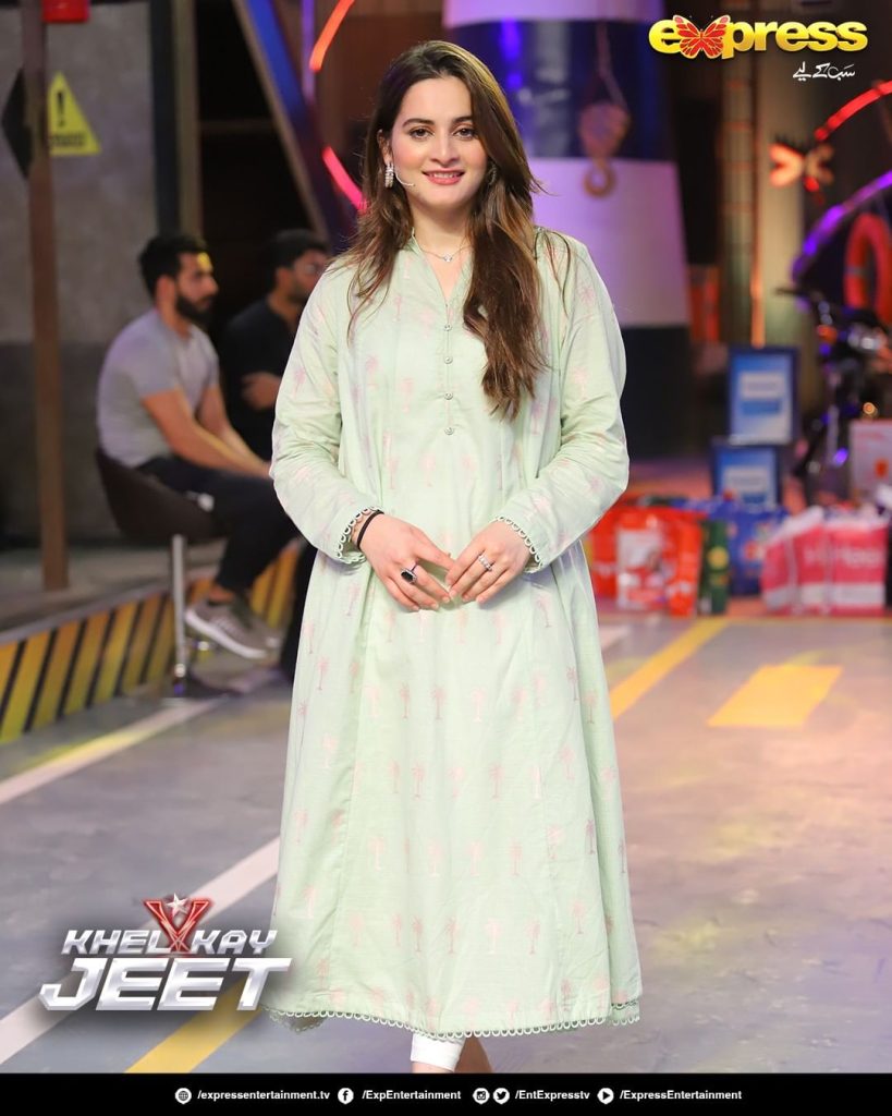 Aiman Khan And Muneeb Butt's Alluring Pictures From "Khel Kay Jeet"