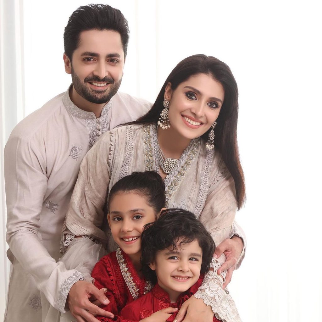 Ayeza Khan's Enchanting Family Pictures From Eid Day 2 | Reviewit.pk