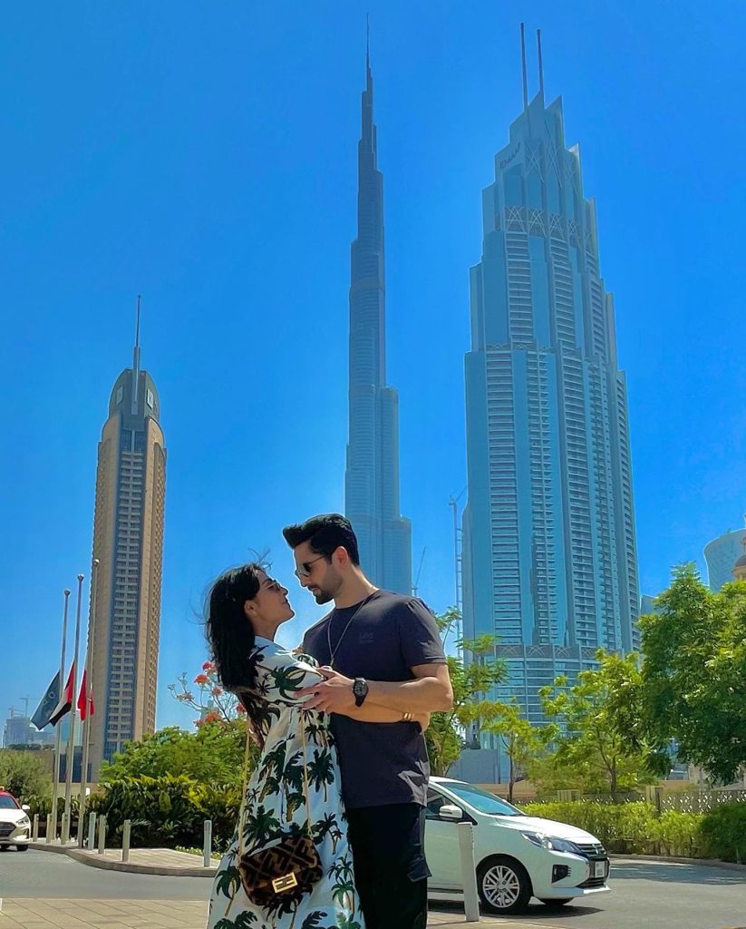 Ayeza Khan And Danish Taimoor's Family Trip To Dubai