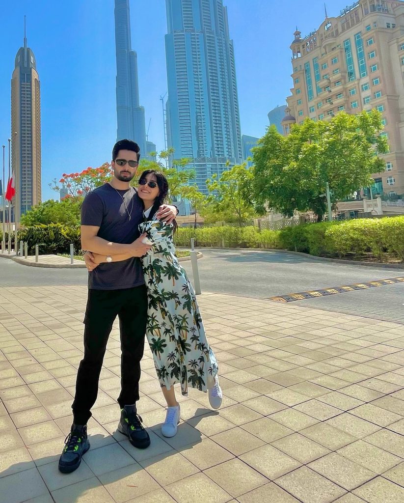 Ayeza Khan And Danish Taimoor's Family Trip To Dubai