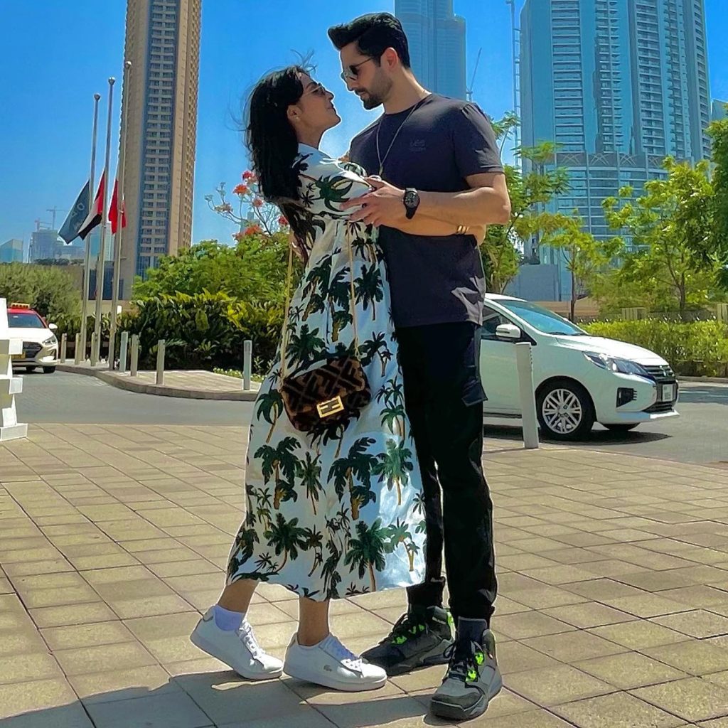 Ayeza Khan And Danish Taimoor's Family Trip To Dubai