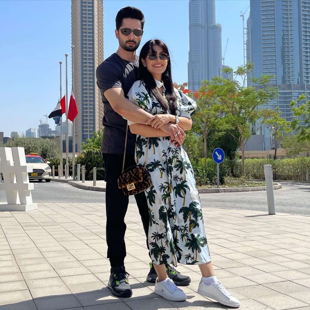 Ayeza Khan And Danish Taimoor's Family Trip To Dubai