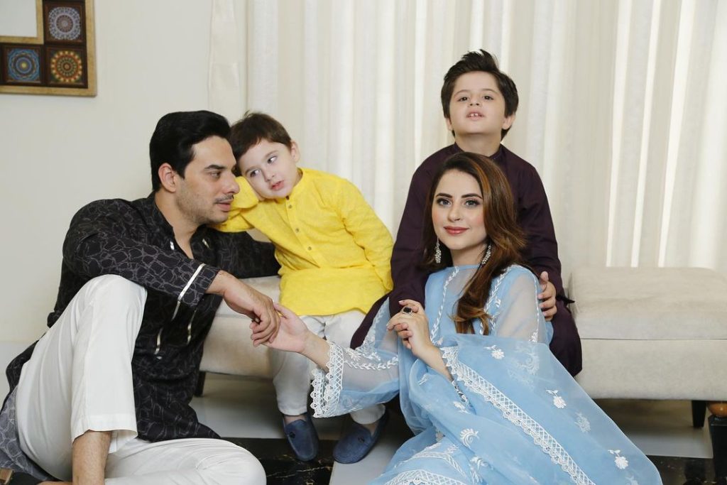 Fatima Effendi and Kanwar Arsalan Pose For Eid Ul Fitr 2022