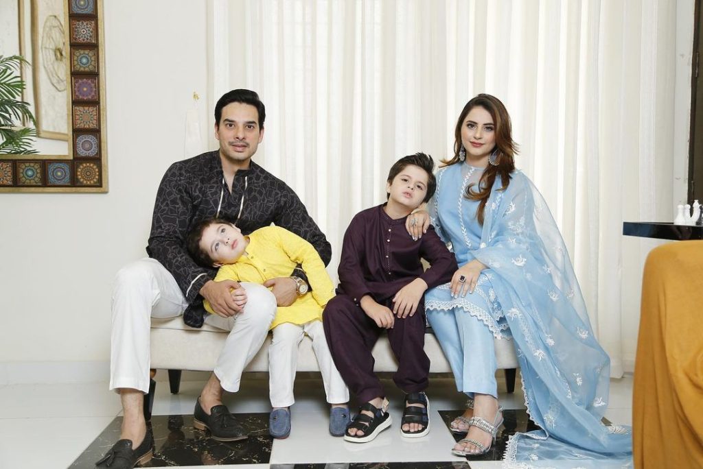 Fatima Effendi and Kanwar Arsalan Pose For Eid Ul Fitr 2022