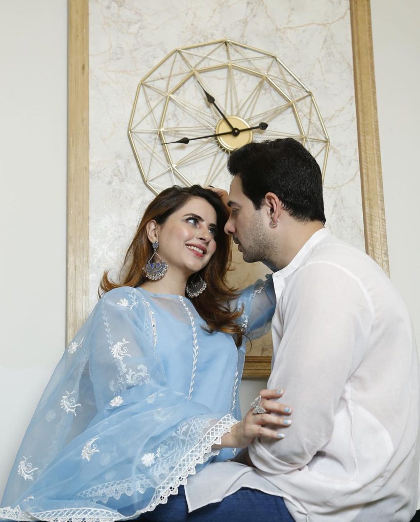 Fatima Effendi and Kanwar Arsalan Pose For Eid Ul Fitr 2022